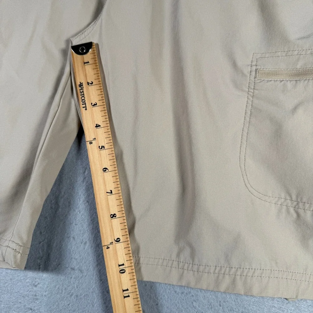Willit Mens Cargo Hiking‎ Shorts XXL Khaki Tan Nylon Spandex Stretch Quick Dry